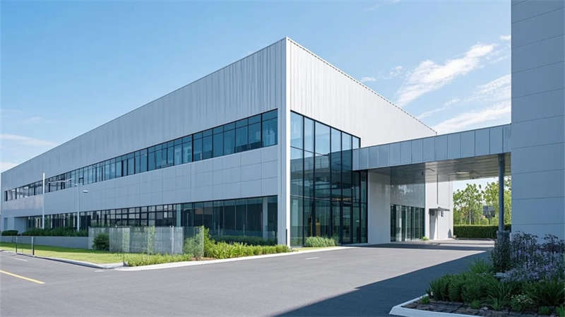 合肥廠房裝修，光影與生態交融的極簡工業美學空間